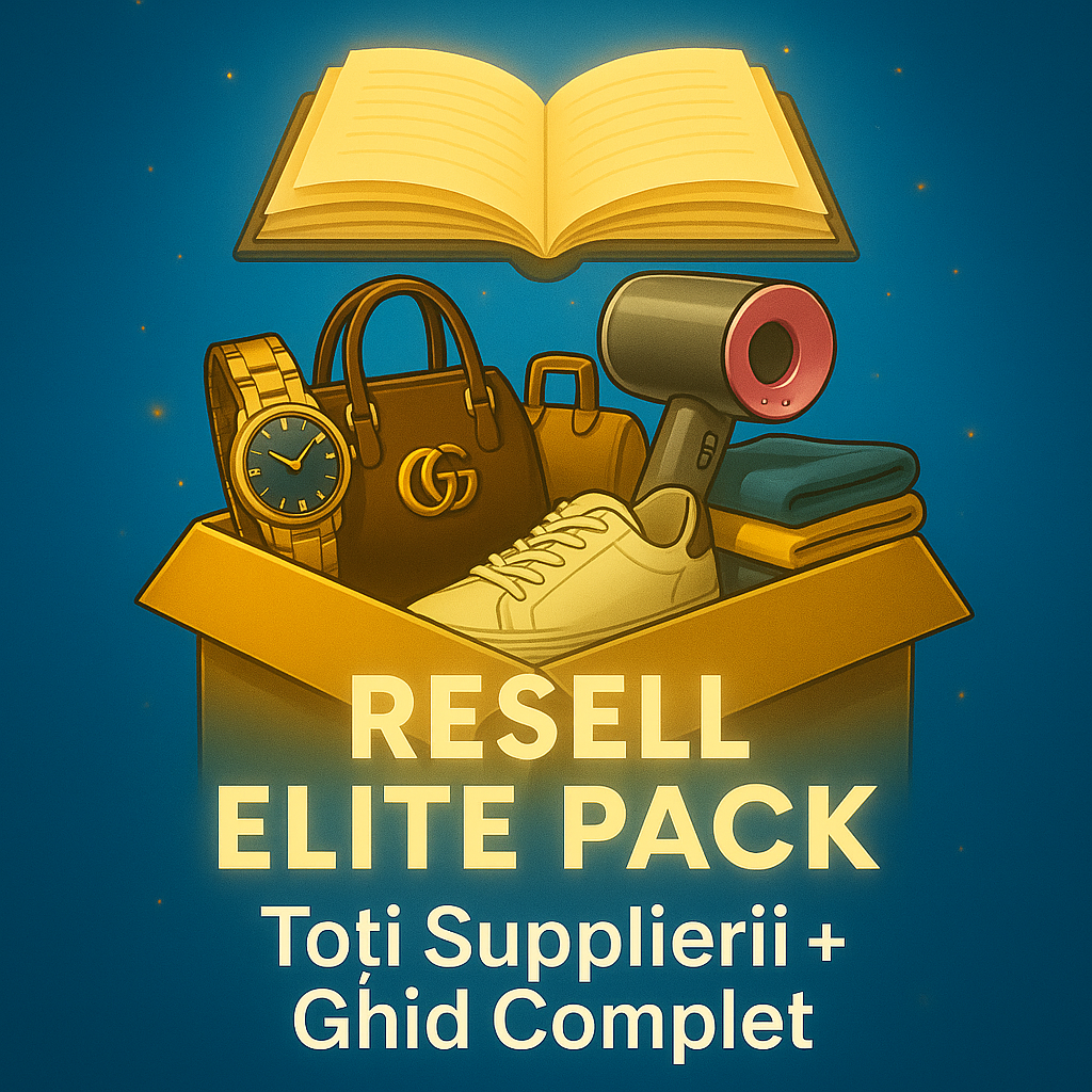 Resell Elite Pack – Toți Supplierii + Ghid Complet