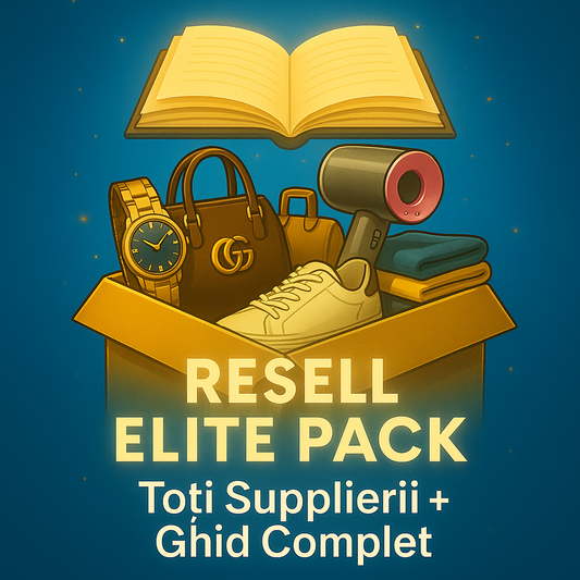 Resell Elite Pack – Toți Supplierii + Ghid Complet