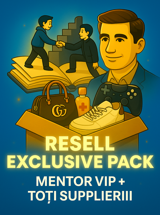 Resell Exclusive Pack + Mentor VIP + Toți Supplierii